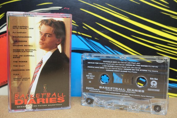 The Basketball Diaries Original Motion Picture Soundtrack by Various Artists Vintage Cassette Tape