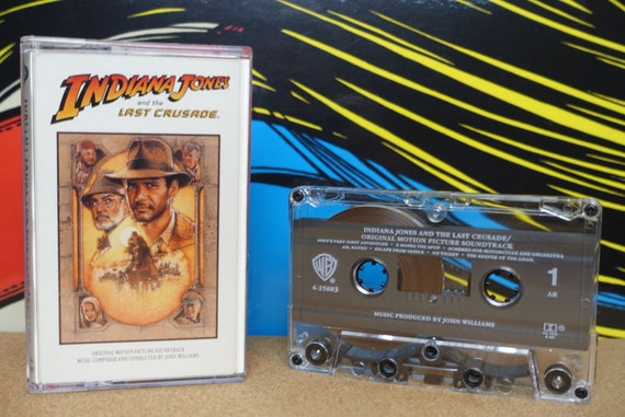 Indiana Jones And The Last Crusade (Original Motion Picture Soundtrack) by John Williams Vintage Cassette Tape