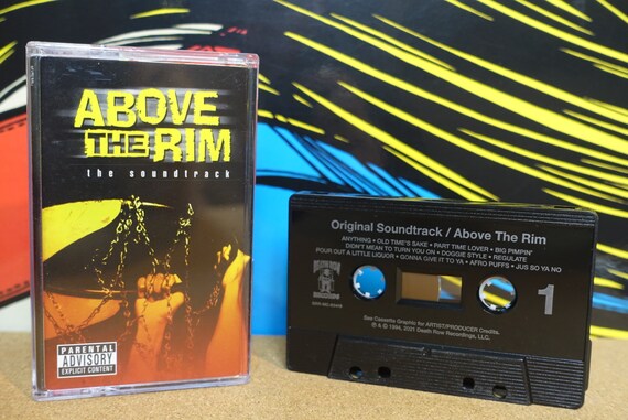 Above The Rim - Cassette Tape The Soundtrack Featuring 2Pac Snoop Doggy Dogg - 1994 (2021 Reissue) Death Row Records Vintage Analog Music