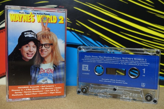 Wayne's World 2 Music From The Motion Picture by Various Artists Vintage Cassette Tape