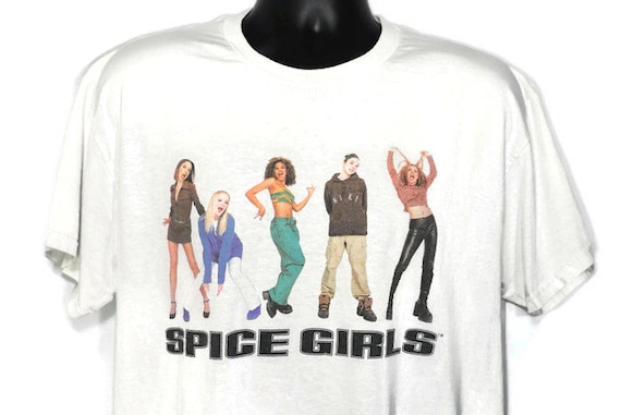 1997 RARE Spice Girls - Girl Power Tour - Scary, Baby, Ginger, Sporty, Posh Spice Vintage Concert T-Shirt