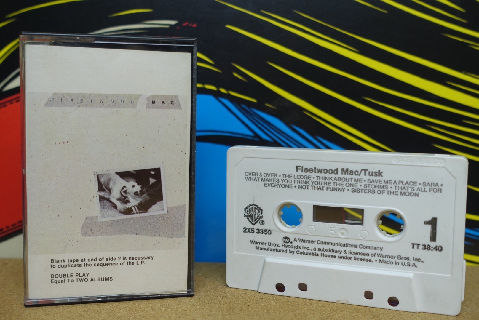 Fleetwood Mac Cassette Tape, Tusk, Stevie Nicks Cassette, 70s Music, Warner Bros Records, Vintage, Music Lover Gift Fleetwood Mac Cassette Tape, Tusk, Stevie Nicks Cassette, 70s Music, Warner Bros Records, Vintage, Music Lover Gift