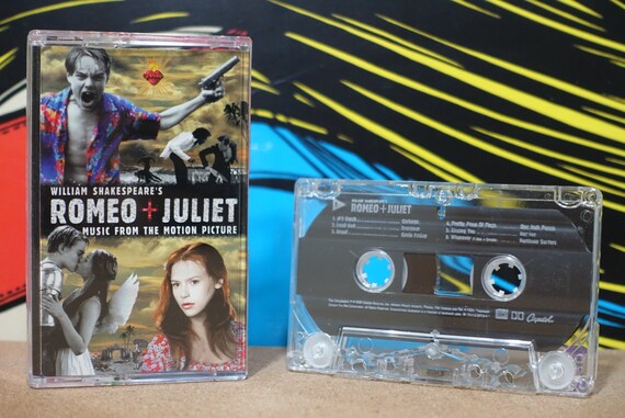 William Shakespeare's Romeo + Juliet (Music From The Motion Picture) by Various Artists Vintage Cassette Tape