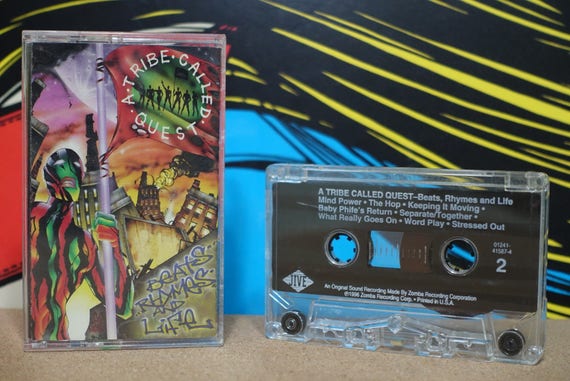 A Tribe Called Quest - Beats, Rhymes And Life Cassette Tape - 1996 Jive Records Vintage Analog Music