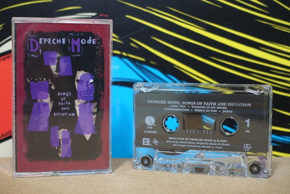Depeche Mode - Songs Of Faith And Devotion Cassette Tape - 1993 Reprise Records - Vintage Analog Music