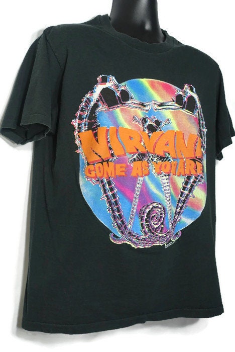 1992 Nirvana T Shirt Come As You Are GRUNGE Kurt Cobain 1992 Nirvana T Shirt Come As You Are GRUNGE Kurt Cobain