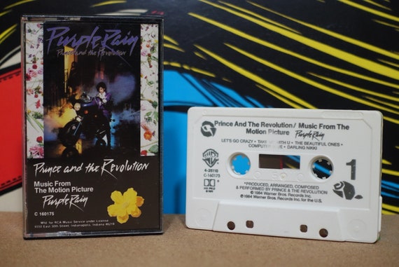 Purple Rain by Prince Vintage Cassette Tape