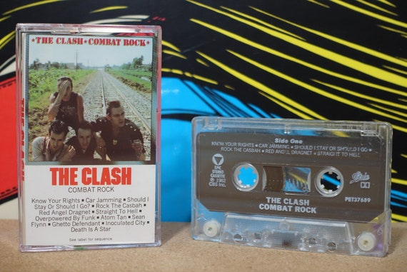 Combat Rock by The Clash Vintage Cassette Tape