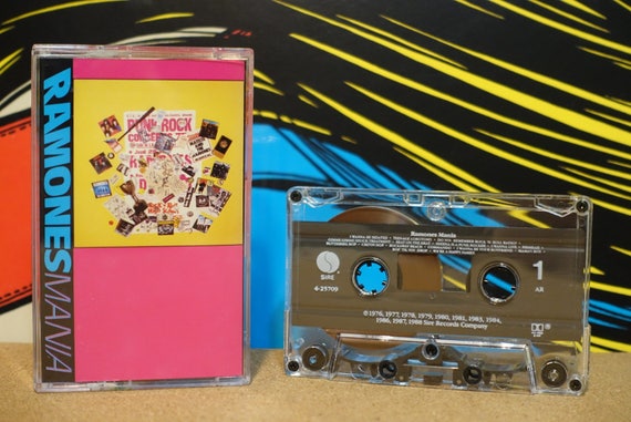 Mania by Ramones Vintage Cassette Tape