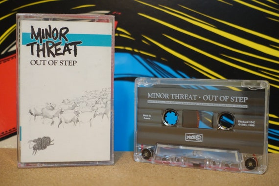 Out Of Step by Minor Threat Vintage Cassette Tape