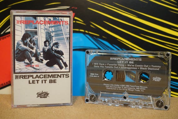 Let It Be by The Replacements Vintage Cassette Tape