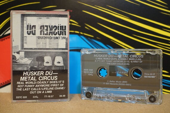 Metal Circus by Hüsker Dü Vintage Cassette Tape