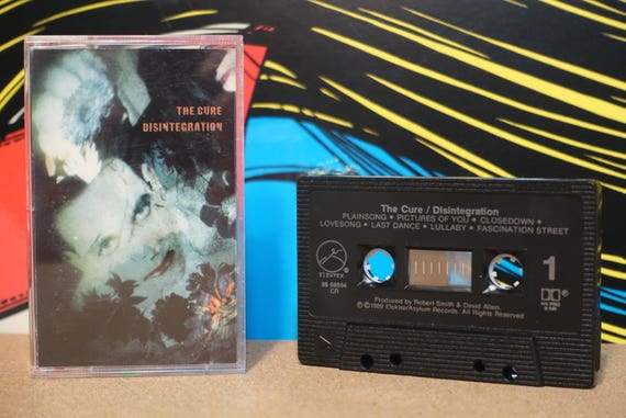 Disintegration by The Cure Vintage Cassette Tape