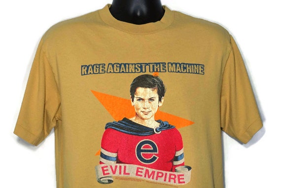 1996 RARE Rage Against The Machine - Evil Empire - Double Sided Fear is Your Only God - Crimebusters Concert Vintage T-Shirt