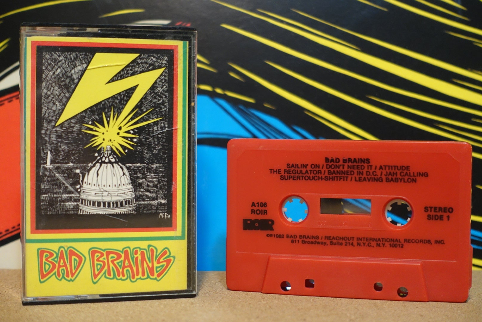 Bad Brains (RARE Red Pressing) by Bad Brains Vintage Cassette Tape