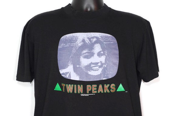 1990 RARE Twin Peaks Promotional - Laura Palmer - David Lynch Cult TV Show - Fire Walk With Me - MEDIUM Vintage T-Shirt