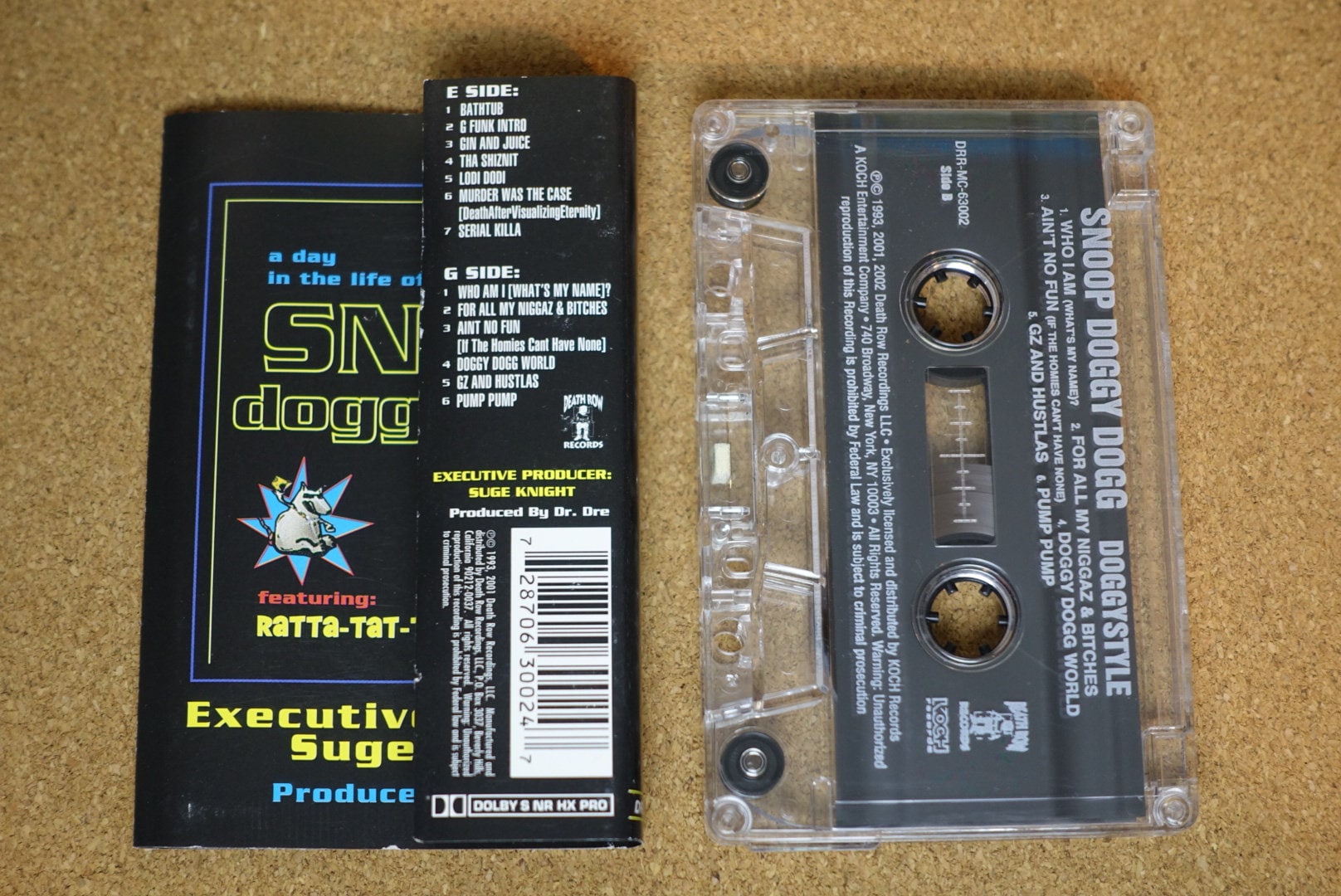 Snoop Doggy Dogg - Doggystyle Cassette Tape - 1993 Death Row Interscope ...