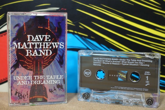 Under The Table And Dreaming by Dave Matthews Band Vintage Cassette Tape