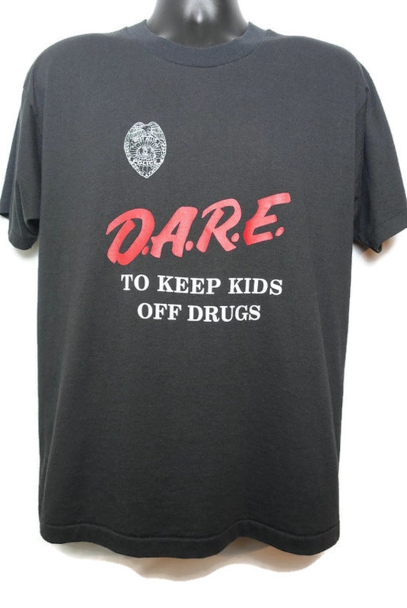 90s D.A.R.E. Vintage T-shirt DURF drugs 