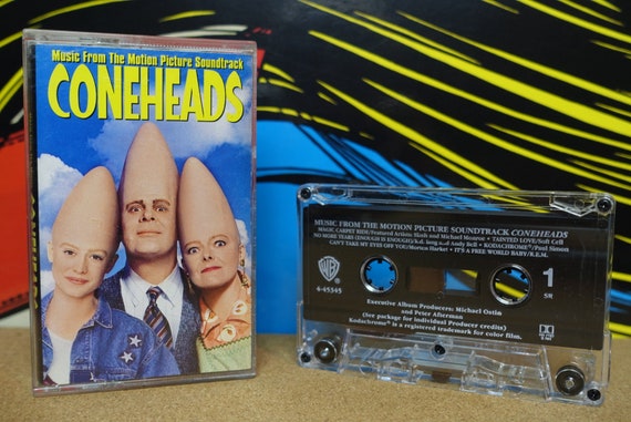 Coneheads Music From The Motion Picture Soundtrack by Various Artists Vintage Cassette Tape