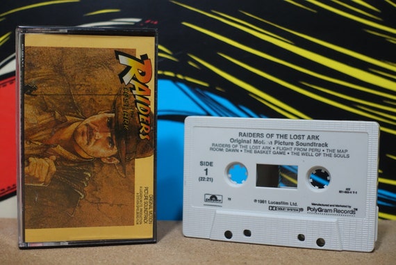 Raiders Of The Lost Ark (Original Motion Picture Soundtrack) by John Williams Vintage Cassette Tape