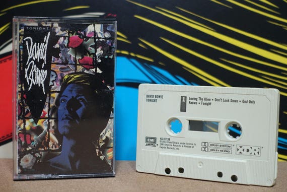 Tonight by David Bowie Vintage Cassette Tape