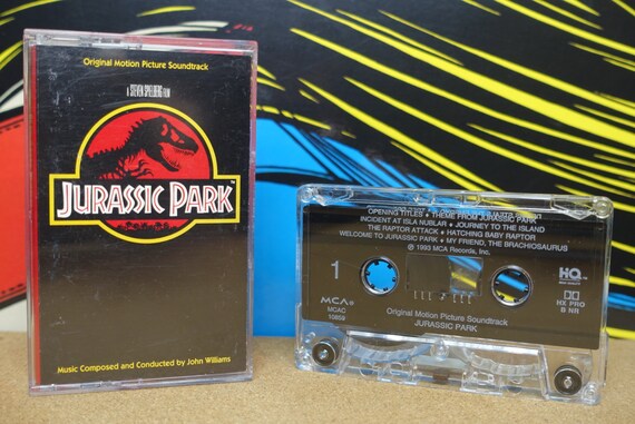 Jurassic Park (Original Motion Picture Soundtrack) by John Williams Vintage Cassette Tape