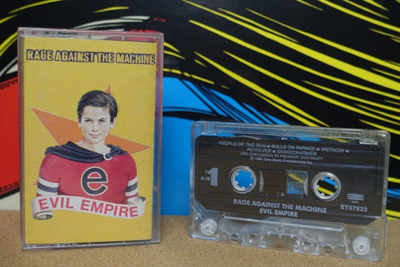 Rage Against The Machine Vintage, Cassette, Evil Empire, Cassette Tape, 1996 Epic Records, Vintage Cassette, Analog Music, Music Lover Gift