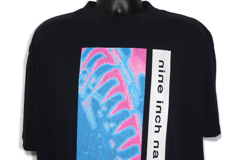 1995 Nine Inch Nails Vintage T Shirt - NIN Pretty Hate Machine 