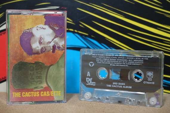 The Cactus Cas/Ette (The Cactus Album) by 3rd Bass Vintage Cassette Tape
