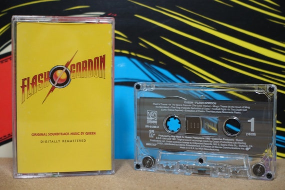 Flash Gordon (Original Soundtrack Music) by Queen Vintage Cassette Tape