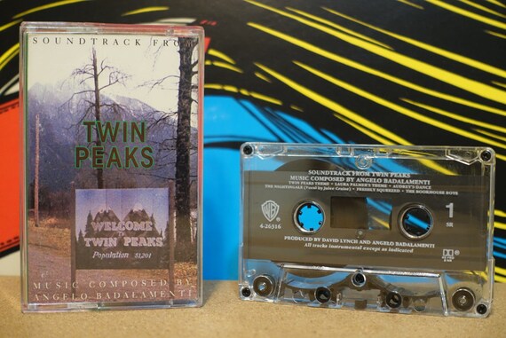 Soundtrack From Twin Peaks by Angelo Badalamenti Vintage Cassette Tape