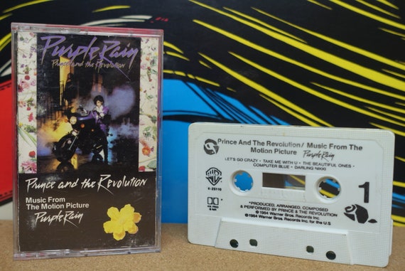 Prince - Purple Rain Cassette Tape 1984 Warner Bros Records Vintage Analog Music