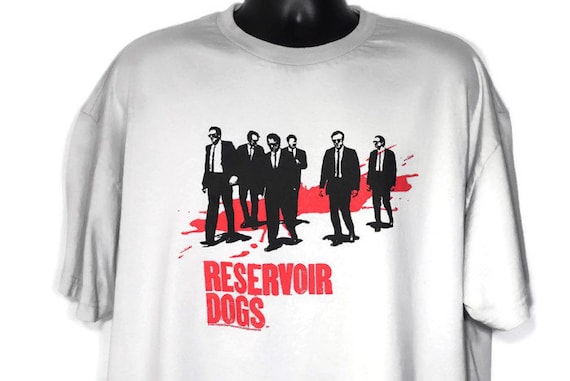 1991 Reservoir Dogs - Quentin Tarantino - Dog Eat Dog Productions - 2XL American Heist Cult Crime Drama Film Movie Promo Vintage T-Shirt