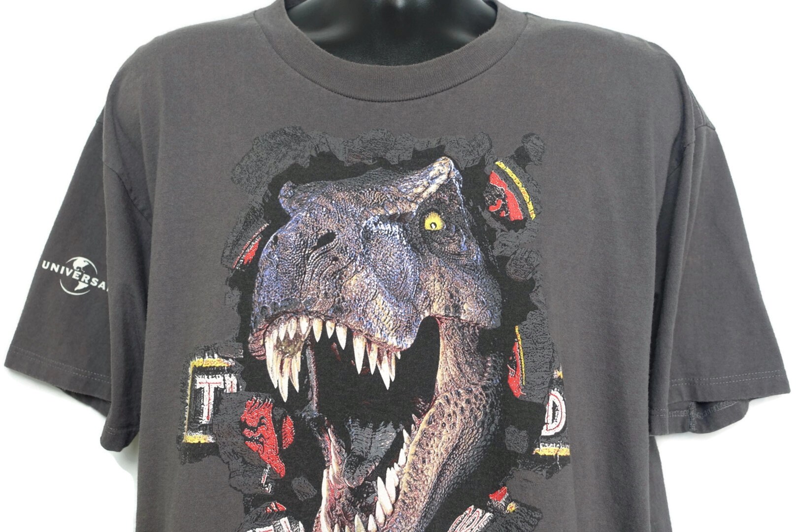 90s Jurassic Park Shirt, Vintage T Shirt, T-Rex Shirt, Lost World