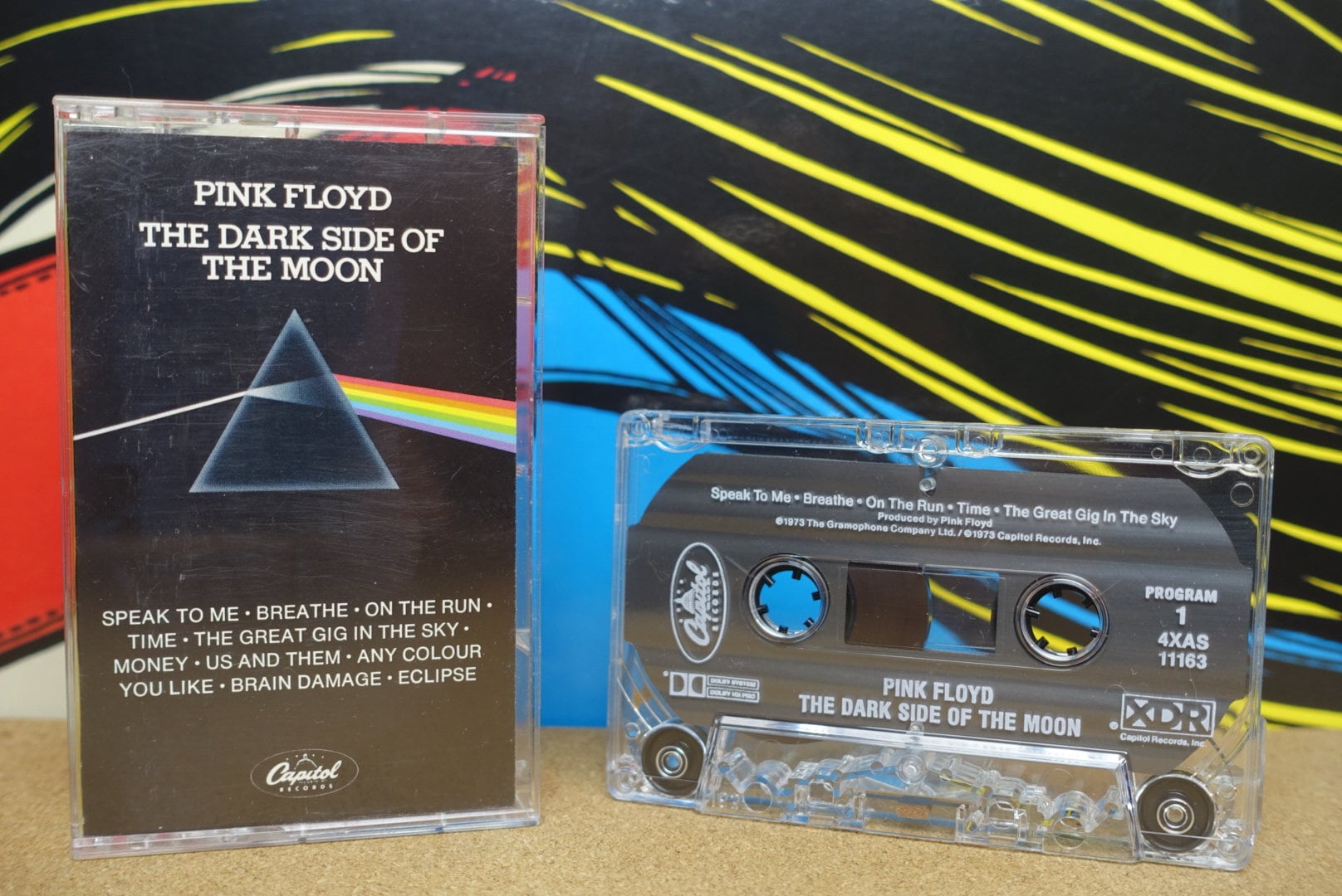 Cassette Pink Floyd, cinta de casete El lado oscuro de la luna, 1973  Capitol Records Vintage Analog, regalo amante de la música -  México