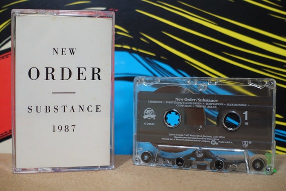 New Order - Substance Cassette Tape - 1987 Qwest Records - Vintage Analog Music
