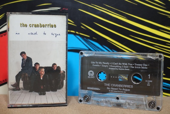No Need To Argue by The Cranberries Vintage Cassette Tape