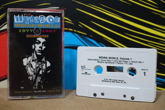 Weird World (Volume One 1977-1981) by The Weirdos Vintage Cassette Tape