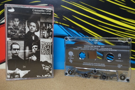Depeche Mode 101 by Cassette Tapes (2 Tapes) - 1989 Sire Records Vintage Analog Music
