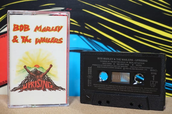 Uprising by Bob Marley & The Wailers Vintage Cassette Tape