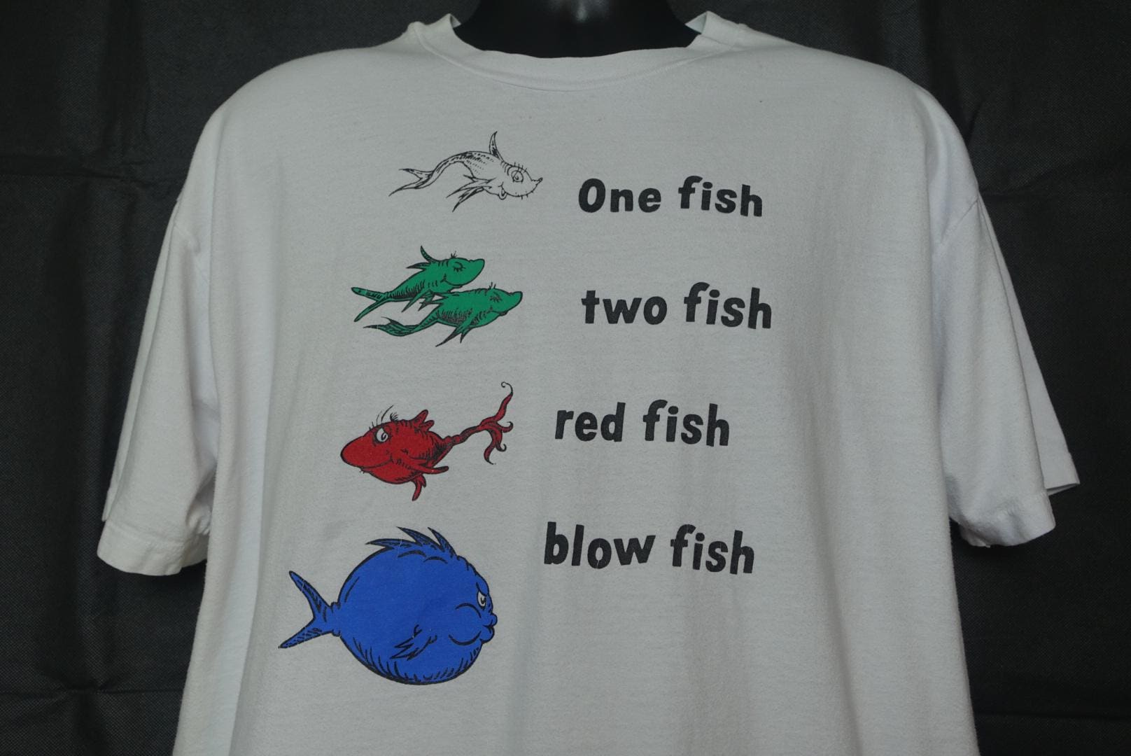 90s Hootie & the Blowfish Vintage T Shirt, One Fish, Two Fish, Dr