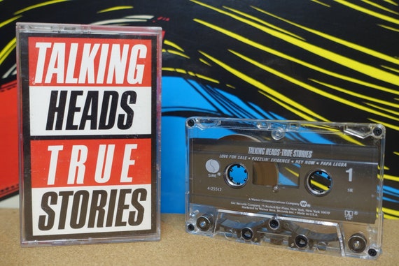 Talking Heads - True Stories Cassette Tape - 1986 Sire Records - Vintage Analog Music