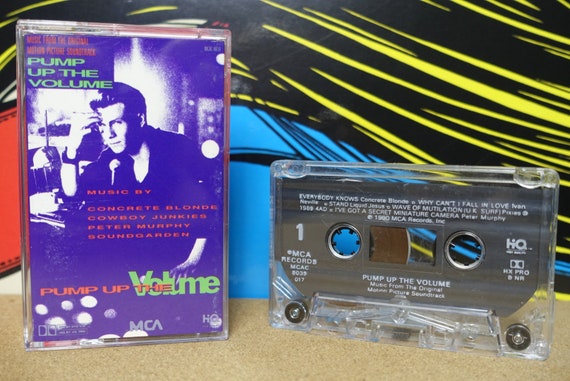 Pump Up The Volume Cassette Tape (Original 1990 Motion Picture Soundtrack) by Various Artists Vintage Analog Music