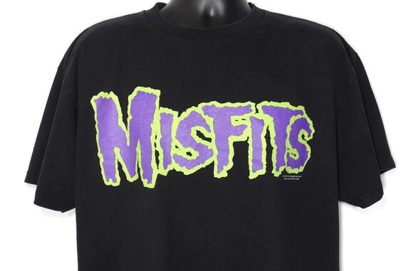 1999 Misfits Vintage T Shirt - GLENN DANZIG Evilive Music Wolfgang von Frankenstein - Horror Punk Original 90s Concert Band T-Shirt