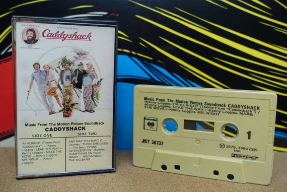 Caddyshack Cassette Tape, Vintage, Movie Soundtrack, i love 80s, Movie Lover Gift, Kenny Loggins, Chevy Chase, Bill Murray, Journey, Analog