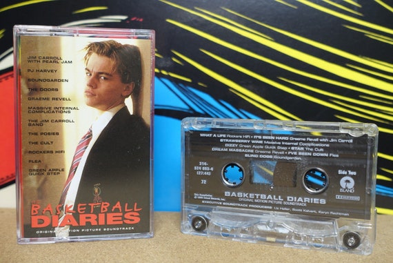 The Basketball Diaries Original Motion Picture Soundtrack by Various Artists Vintage Cassette Tape