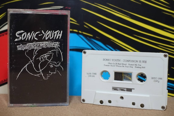 Confusion Is Sex (RARE SST Records Pressing) by Sonic Youth Vintage Cassette Tape