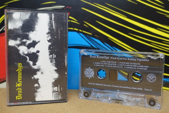 Dead Kennedys Cassette, Fresh Fruit For Rotting Vegetables Cassette Tape, 1993 Reissue Alternative Tentacles VIRUS Records Vintage Music