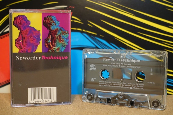 Technique by New Order Vintage Cassette Tape